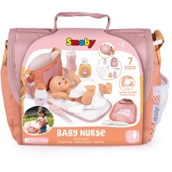 Smoby Diaper Bag for Doll - 8 Pieces