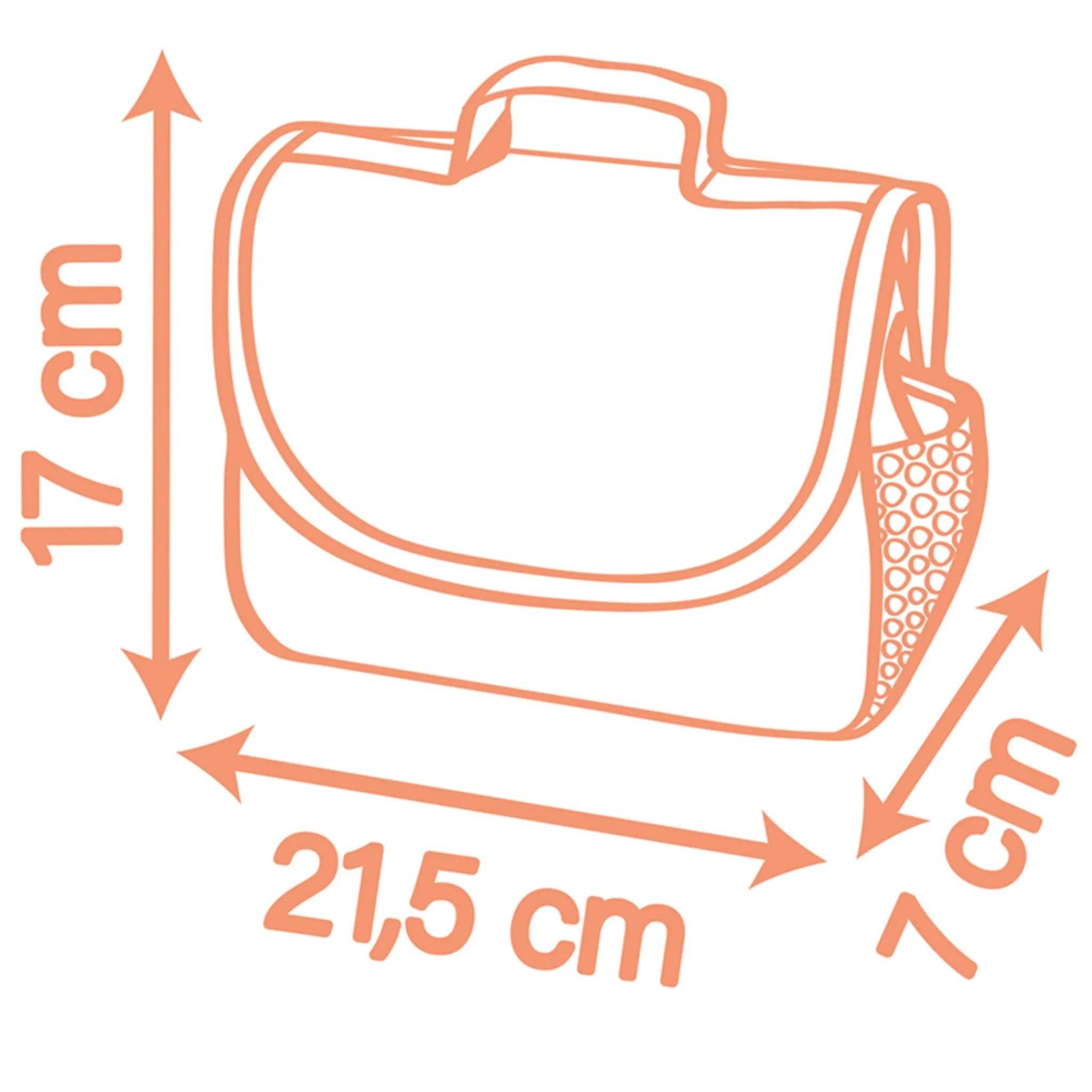 Smoby Diaper Bag for Doll - 8 Pieces