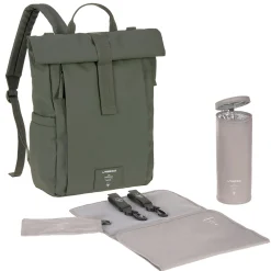 Lassig Diaper Bags|Diaper Bags>Diaper Bag Rolltop - Olive