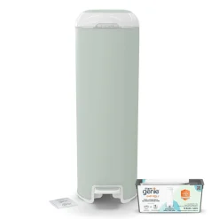 Diaper Genie Platinum Pail - Sage (18 bags)