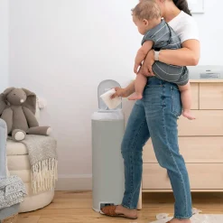 Diaper Genie Platinum Pail - Sage (18 bags)
