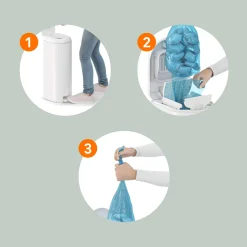 Diaper Genie Platinum Pail - Sage (18 bags)