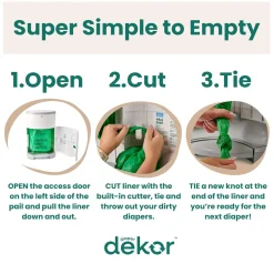 Dekor Diaper Pails><noscript><img width=