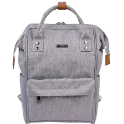 Bababing Diaper Bags|Diaper Bags>Diapers Backpack Mani - Grey Marl