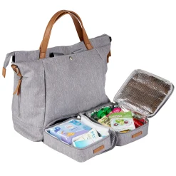 Bababing Diapers Bag Erin - Grey