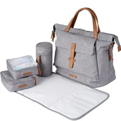 Bababing Diapers Bag Erin - Grey