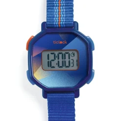 Djeco Teething Toys>Digital Watch Blue Sound