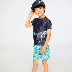 Kids/BOY Deux par Deux Dino Rashguard 2-6