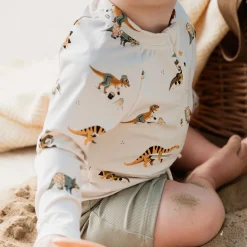BOY Petit Lem Dinos 2 Piece Long Sleeve Swimsuit 6-24m