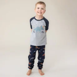 Kids/BOY Nano Dinos 3pc Pajamas 2-12