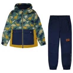 Kids/BOY Deux par Deux Outerwear>Dinos 2pce Spring Set 2-6