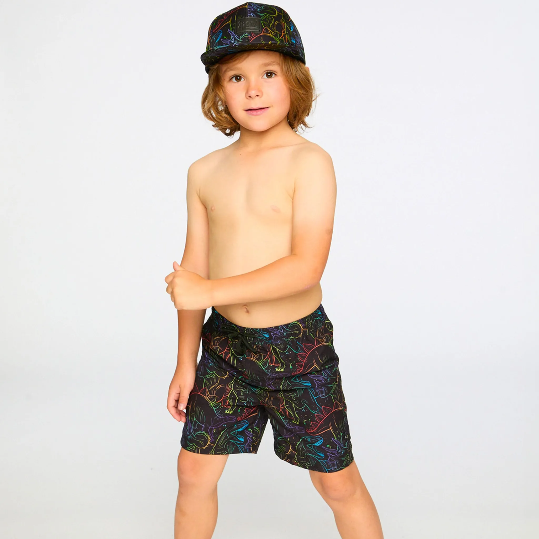 Kids/BOY Deux par Deux Dinosaurs Swim Short 7-12