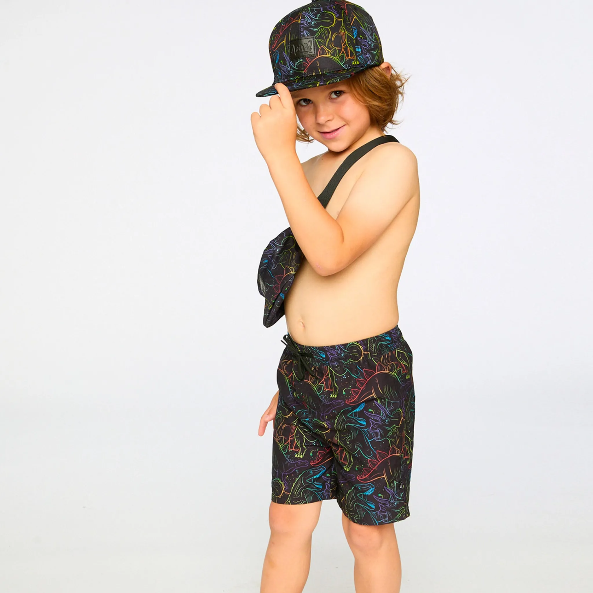 Kids/BOY Deux par Deux Dinosaurs Swim Short 7-12