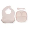 Kids Bulle Breastfeeding|Tableware>Dishes 3 Pieces Set - Ivory