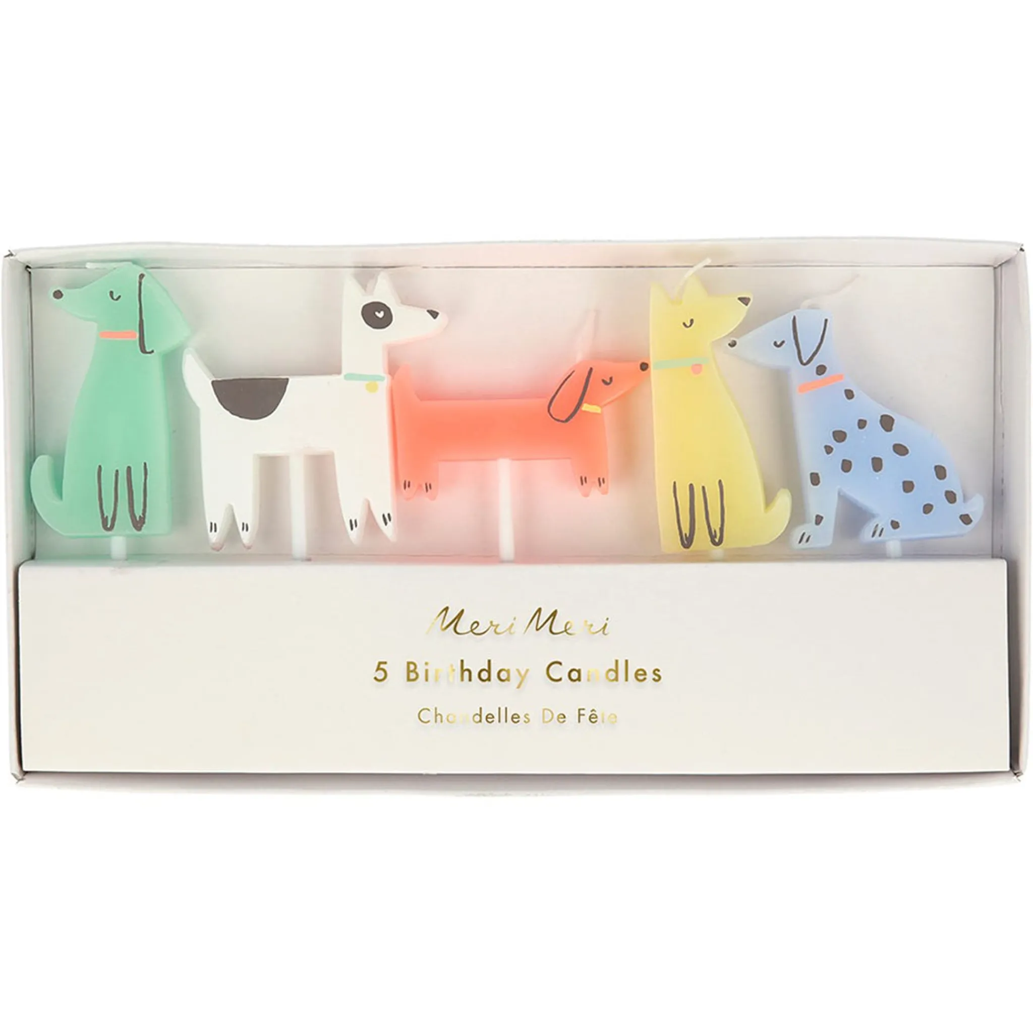 Meri Meri Dog Candles (5)