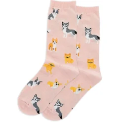Kids Hotsox Socks|Underwear & Socks>Dog Crew Socks 4-9y