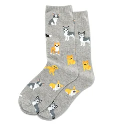 Kids/BOY Hotsox Socks|Underwear & Socks>Dog Crew Socks 4-9y