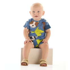 BOY Up Baby Dogs Romper 3-18m