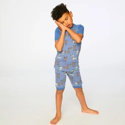Kids/BOY Deux par Deux Pajamas & Bathrobes>Dogs Pajama Set 7-12