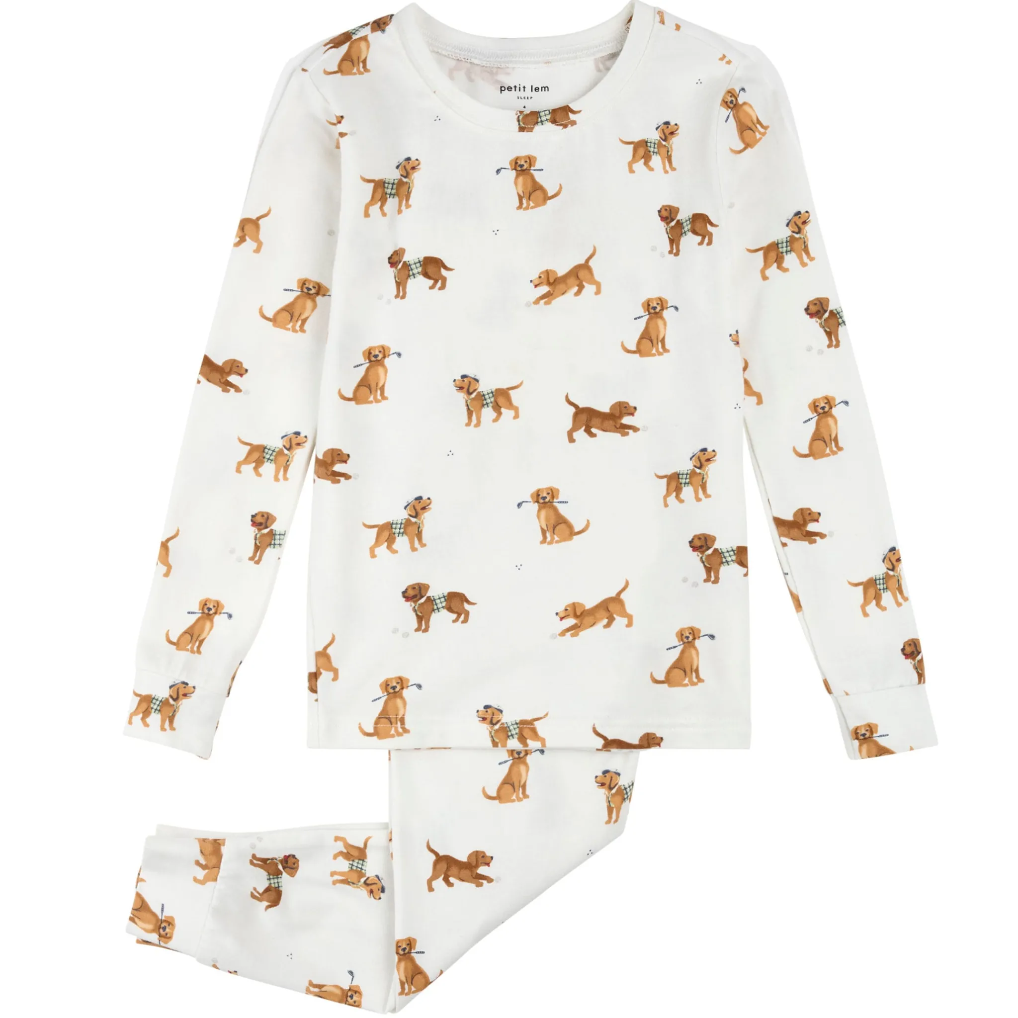 Kids/BOY Petit Lem Dogs Pajamas 2-7