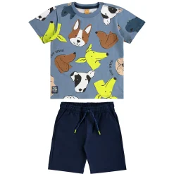 Kids/BOY Up Baby Dogs 2pce Set 2-8y