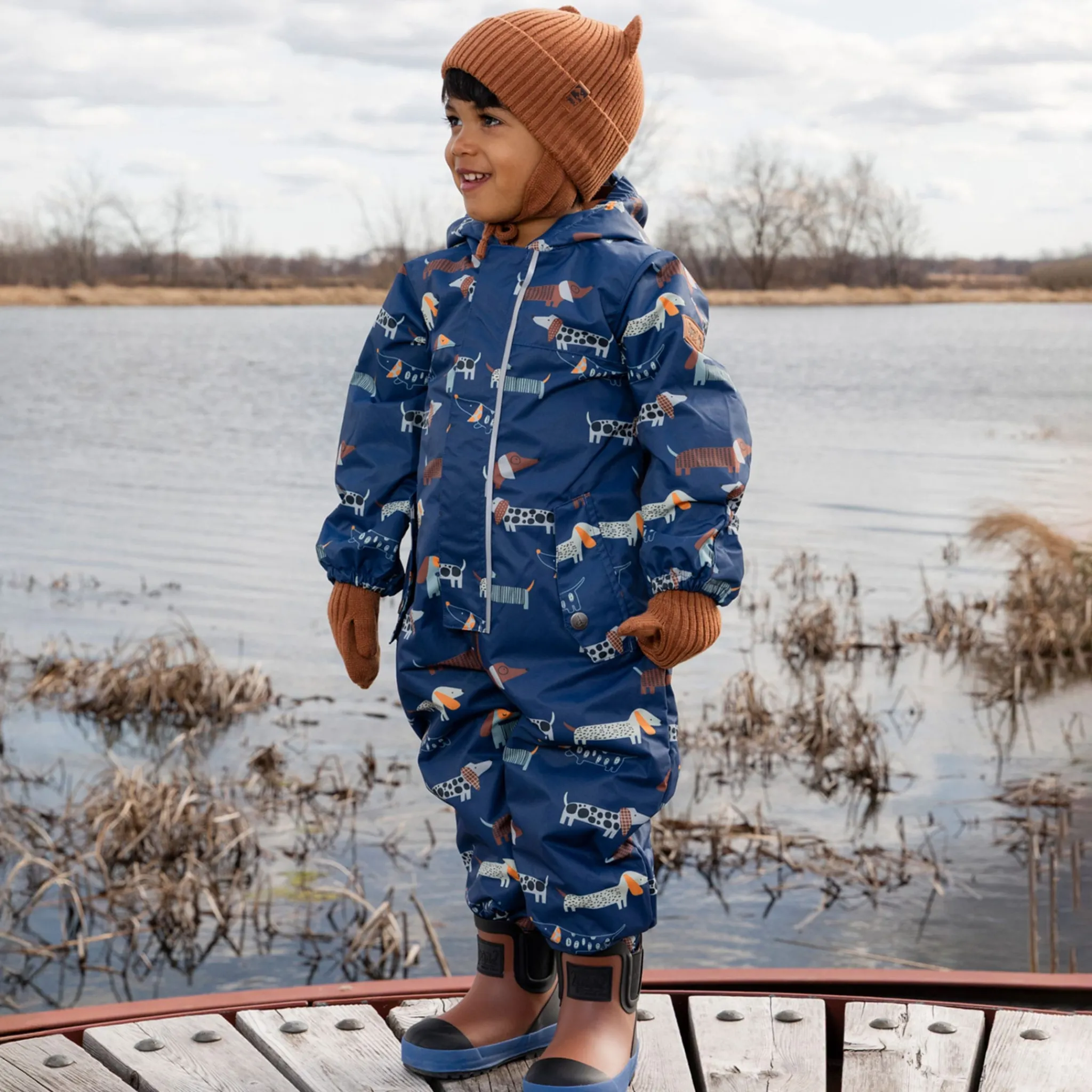 BOY Deux par Deux Dogs Spring Set 6-24m