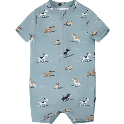 BOY Petit Lem Swimsuits>Dogs UV Swimsuit 0-24m