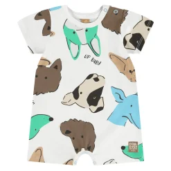 BOY Up Baby Rompers & Jumpsuits>Dogs Romper 3-18m