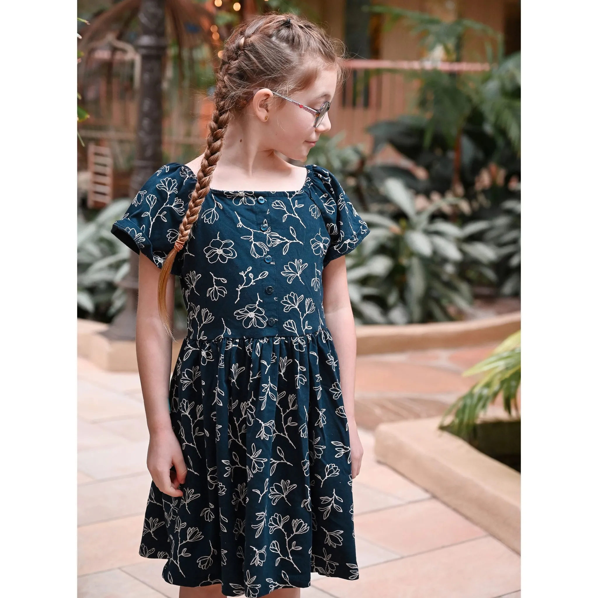 Kids Look Dolce Vita Flowers Dress 7-14