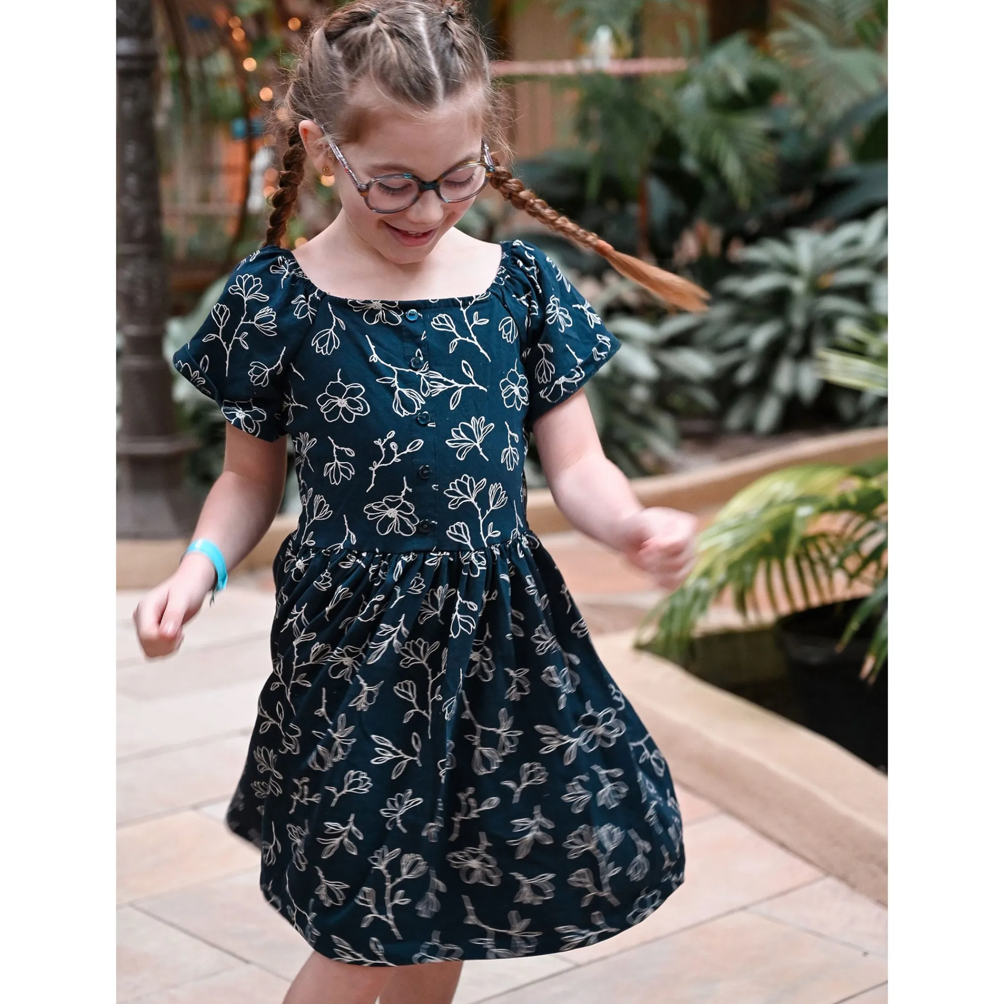 Kids Look Dolce Vita Flowers Dress 7-14