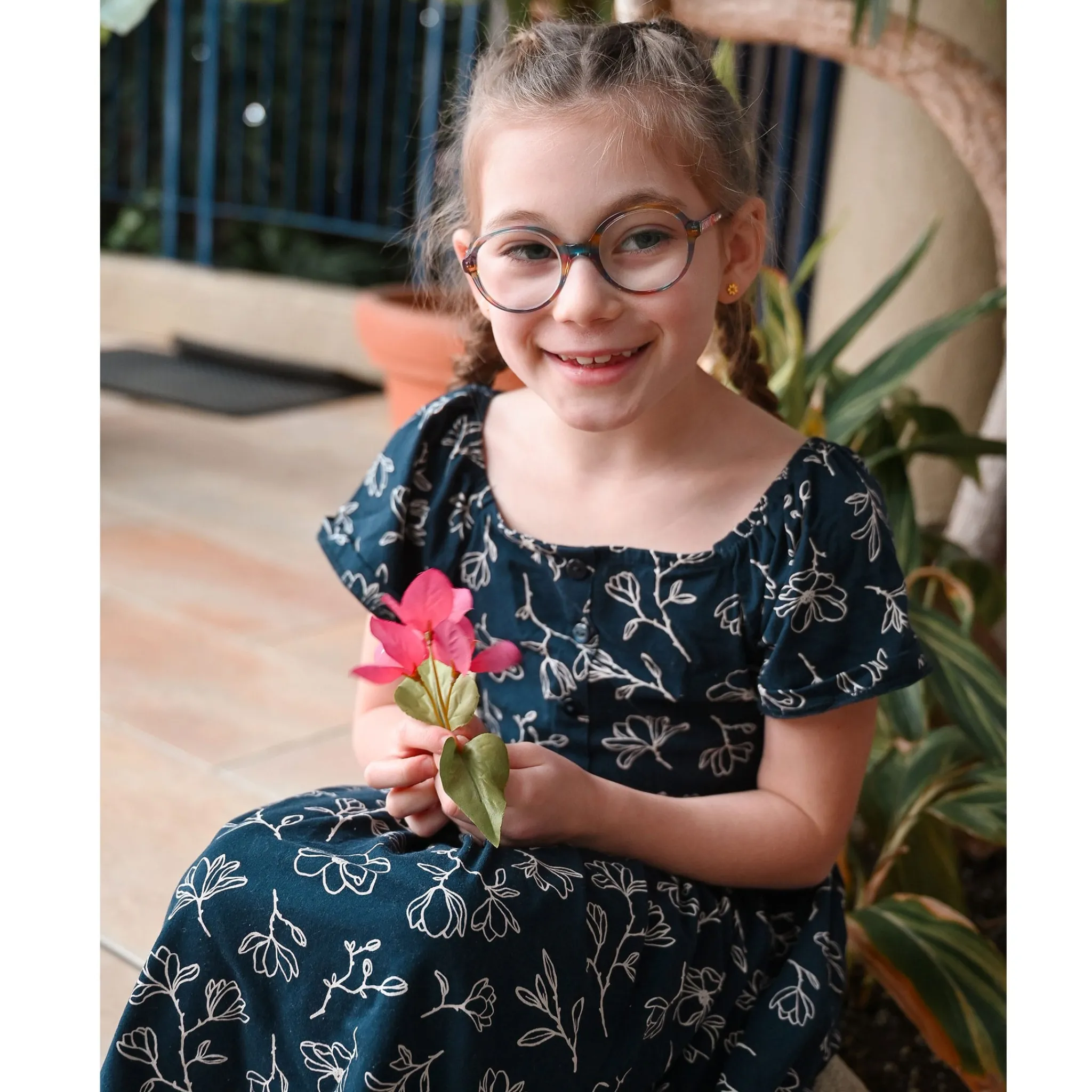 Kids Look Dolce Vita Flowers Dress 7-14