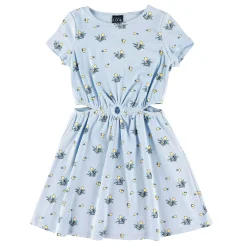 Kids Look Dolce Vita Lemons Rib Dress714