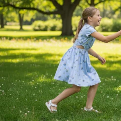 Kids Look Dolce Vita Lemons Rib Dress714
