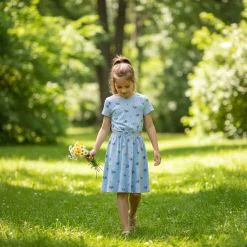 Kids Look Dolce Vita Lemons Rib Dress714