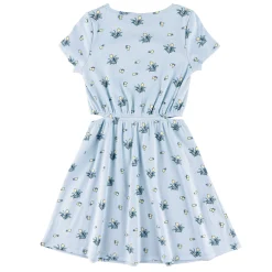 Kids Look Dolce Vita Lemons Rib Dress714