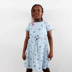 Kids Look Dolce Vita Lemons Rib Dress714