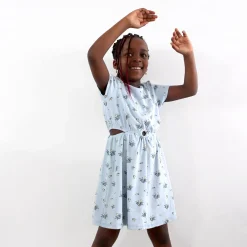 Kids Look Dolce Vita Lemons Rib Dress714