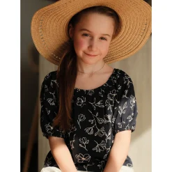 Kids Look Dolce Vita Peplum Top 7-14