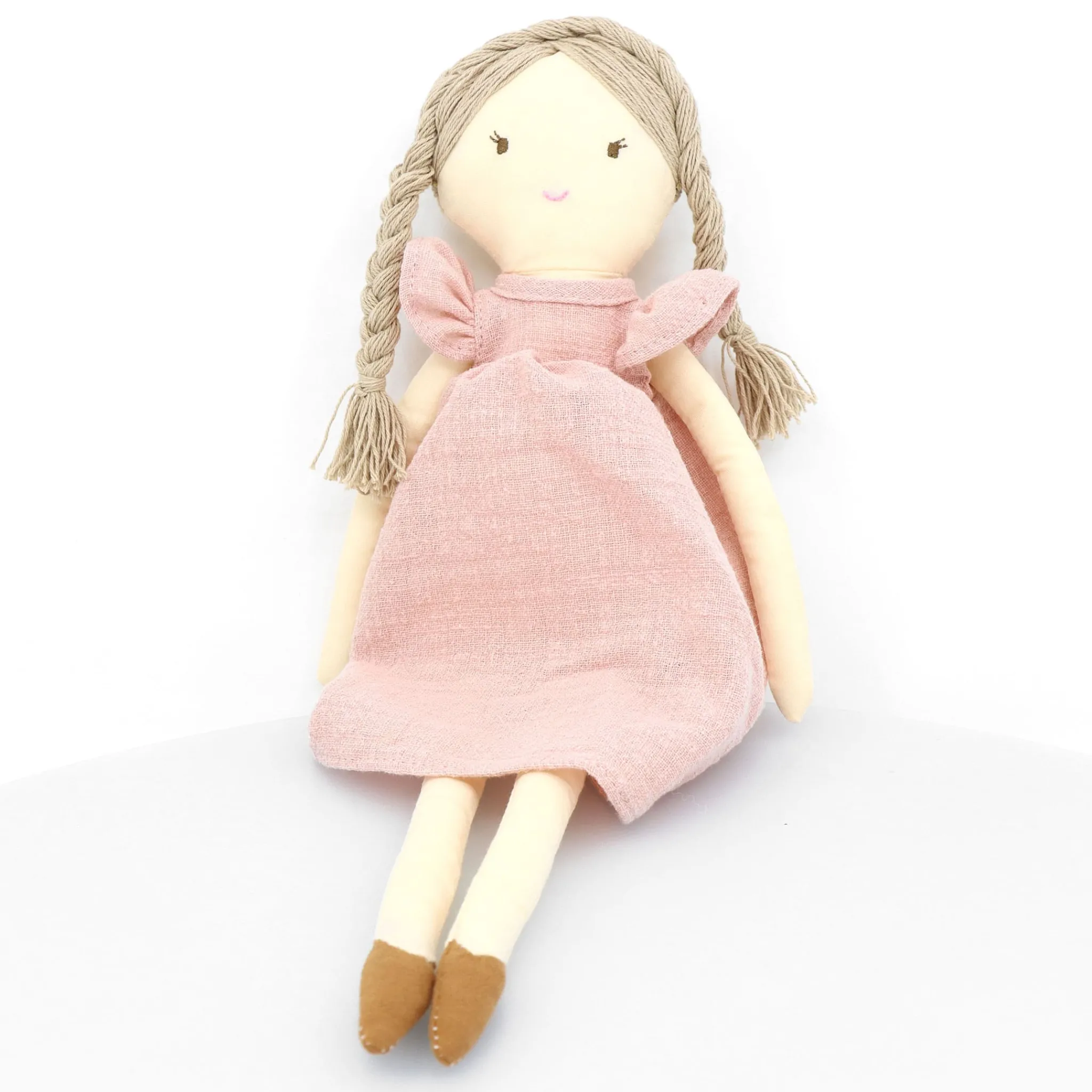 Bebe Confort Doll With Pink Dress 15''