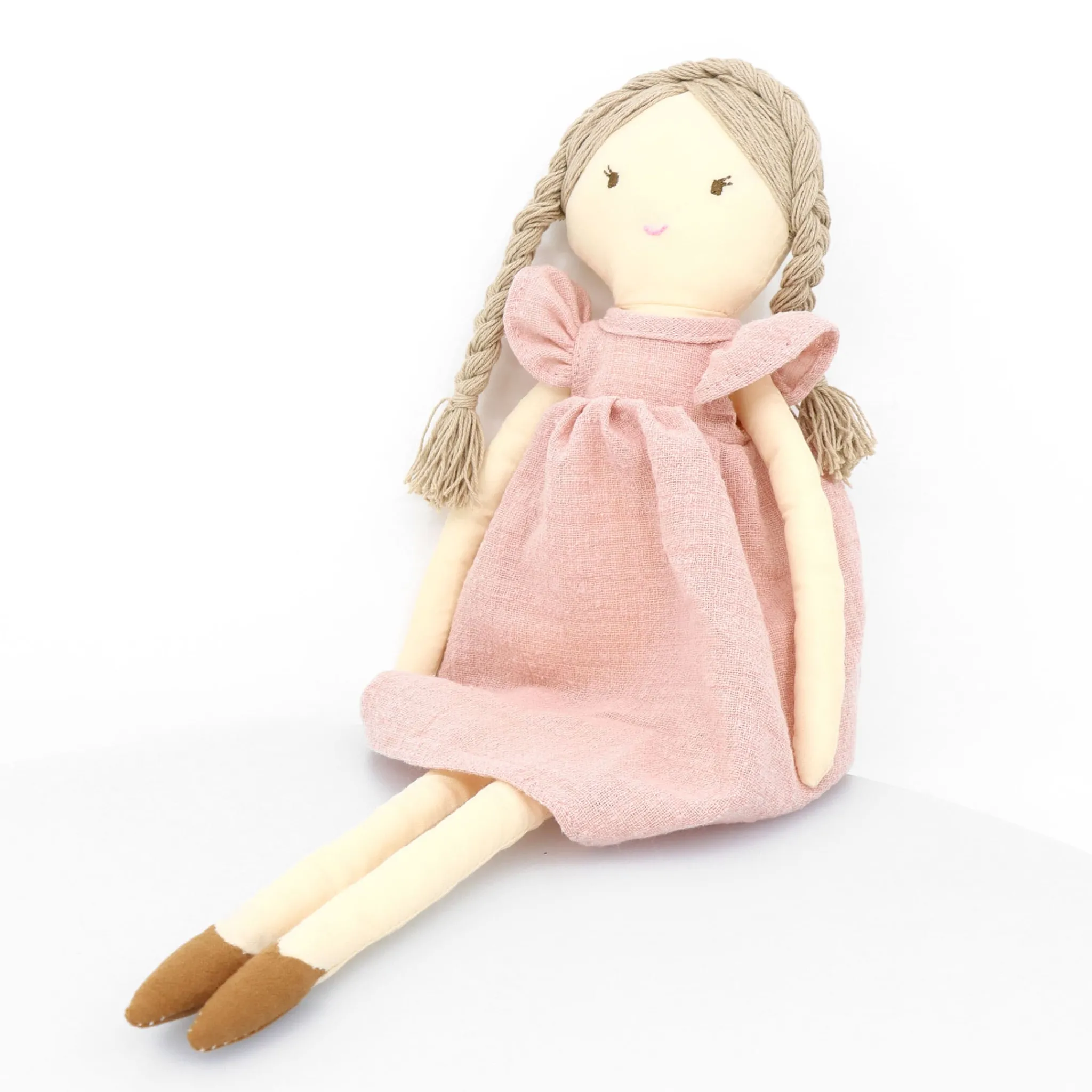 Bebe Confort Doll With Pink Dress 15''