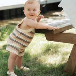 Firsts par Petit Lem Dolphins Knit Set 3-24m