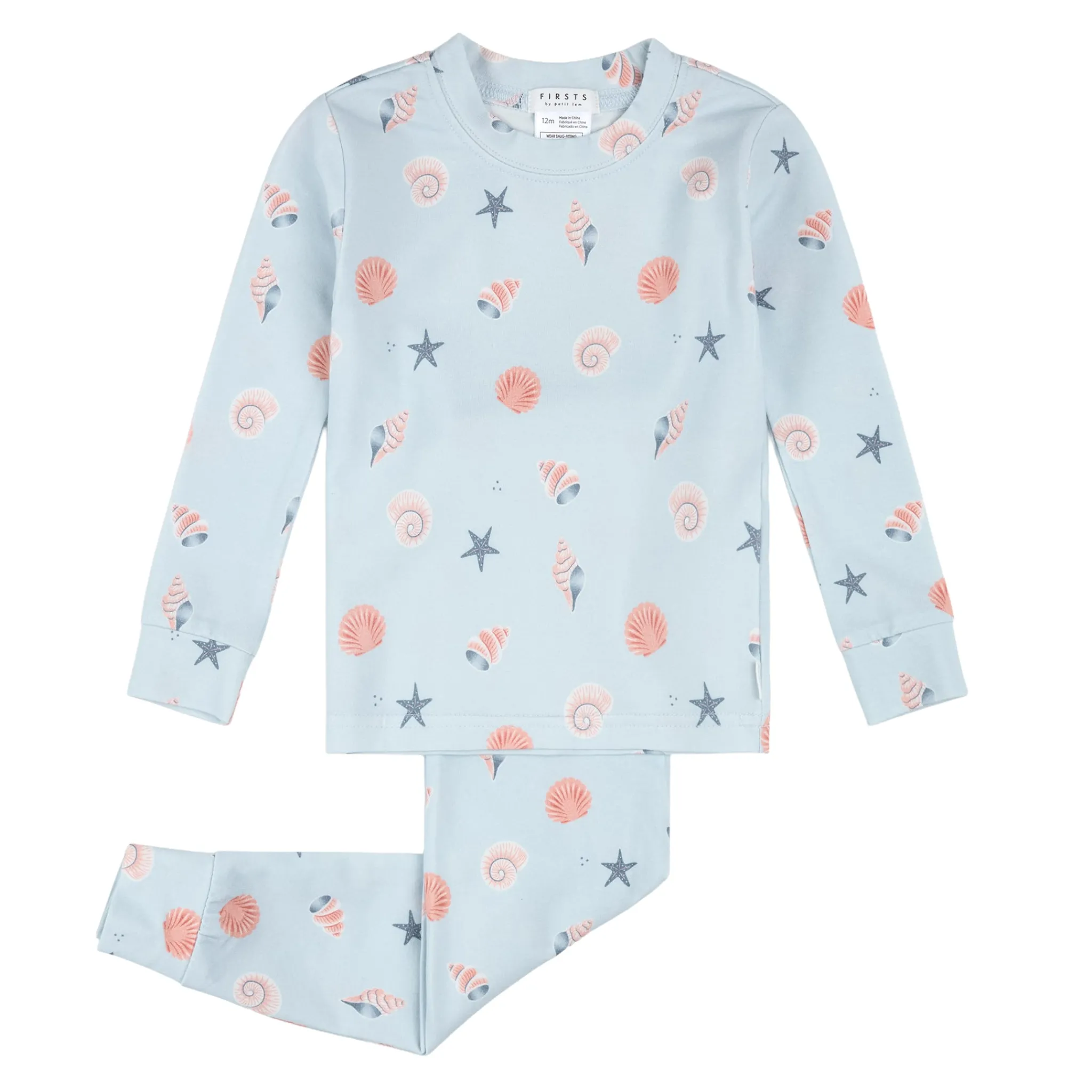 Firsts par Petit Lem Pajamas|Pyjamas>Dolphins 2pc Pajamas 12-24m