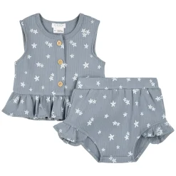 Firsts par Petit Lem Dolphins 2pc Set 3-24m