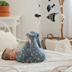 Firsts par Petit Lem Dolphins Ribbed Pajamas 0-12m