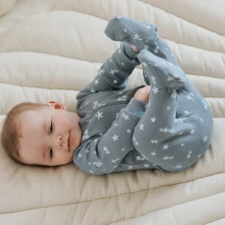 Firsts par Petit Lem Dolphins Ribbed Pajamas 0-12m