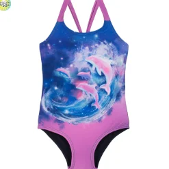 Kids Nano Dolphins Swimsuit 2-10y