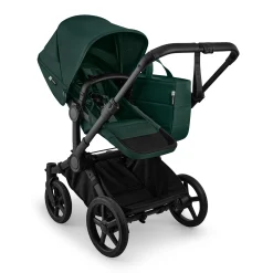 Kids Bugaboo Donkey 6 Mono Black - Fern Green