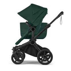 Kids Bugaboo Donkey 6 Mono Black - Fern Green