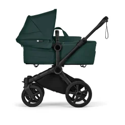 Kids Bugaboo Donkey 6 Mono Black - Fern Green