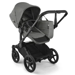 Kids Bugaboo Strollers|Strollers & Trailers>Donkey 6 Mono Black - Moon Grey